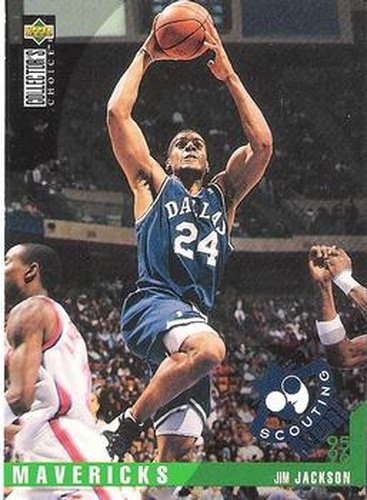 #326 Jim Jackson - Dallas Mavericks - 1995-96 Collector's Choice Basketball