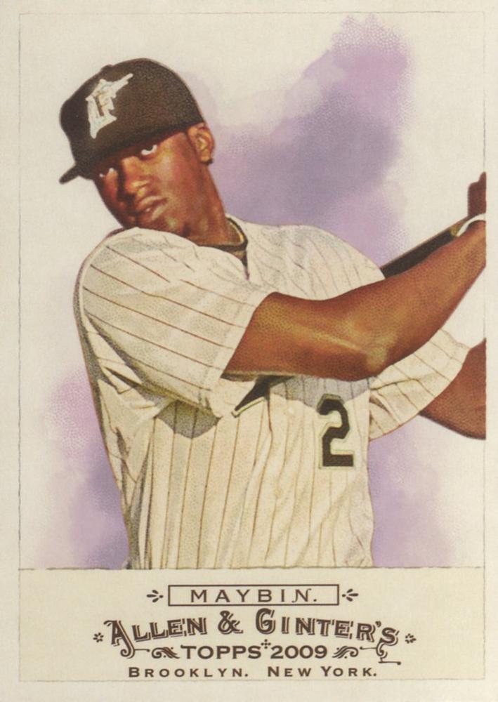 #326 Cameron Maybin - Florida Marlins - 2009 Topps Allen & Ginter Baseball