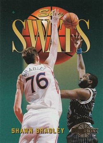 #326 Shawn Bradley - Philadelphia 76ers - 1994-95 SkyBox Premium Basketball