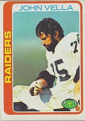 #326 John Vella - Oakland Raiders - 1978 Topps Football