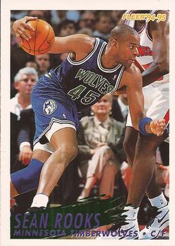 #326 Sean Rooks - Minnesota Timberwolves - 1994-95 Fleer Basketball