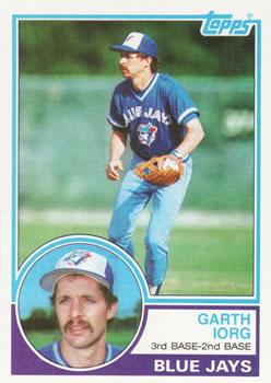 #326 Garth Iorg - Toronto Blue Jays - 1983 Topps Baseball