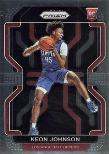 #326 Keon Johnson - Los Angeles Clippers - 2021-22 Panini Prizm Basketball