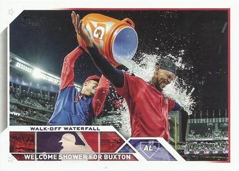 #326 Walk-off Waterfall - Minnesota Twins - 2023 Topps Baseball