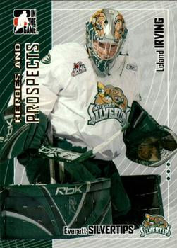 #326 Leland Irving - Everett Silvertips - 2005-06 In The Game Heroes and Prospects Hockey