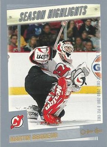 #326 Martin Brodeur - New Jersey Devils - 2000-01 O-Pee-Chee Hockey