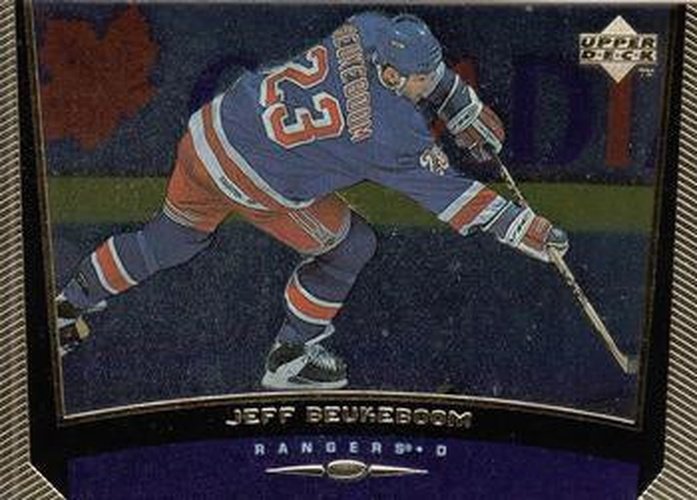 #326 Jeff Beukeboom - New York Rangers - 1998-99 Upper Deck Gold Reserve Hockey