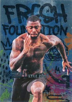 #FF7 Kyle Pitts - 2021 SkyBox Metal Universe Champions - Fresh Foundation