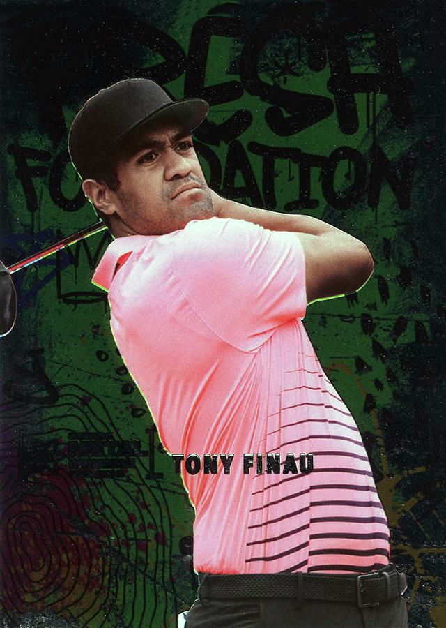 #FF18 Tony Finau - 2021 SkyBox Metal Universe Champions - Fresh Foundation