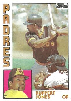 #327 Ruppert Jones - San Diego Padres - 1984 Topps Baseball