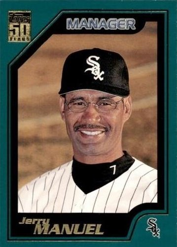 #327 Jerry Manuel - Chicago White Sox - 2001 Topps Baseball
