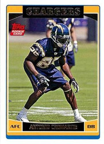 #327 Antonio Cromartie - San Diego Chargers - 2006 Topps Football