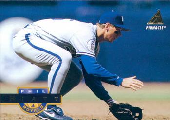 #327 Phil Hiatt - Kansas City Royals - 1994 Pinnacle Baseball
