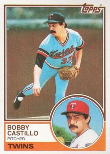 #327 Bobby Castillo - Minnesota Twins - 1983 Topps Baseball