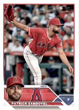 #327 Patrick Sandoval - Los Angeles Angels - 2023 Topps Baseball