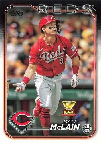 #327 Matt McLain - Cincinnati Reds - 2024 Topps Baseball