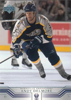 #327 Andy Delmore - Nashville Predators - 2001-02 Upper Deck Hockey
