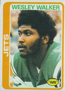 #327 Wesley Walker - New York Jets - 1978 Topps Football