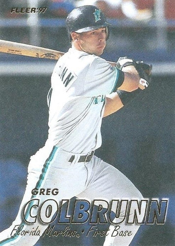 #327 Greg Colbrunn - Florida Marlins - 1997 Fleer Baseball