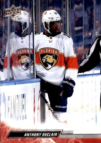 #327b Anthony Duclair - Florida Panthers - 2022-23 Upper Deck Hockey