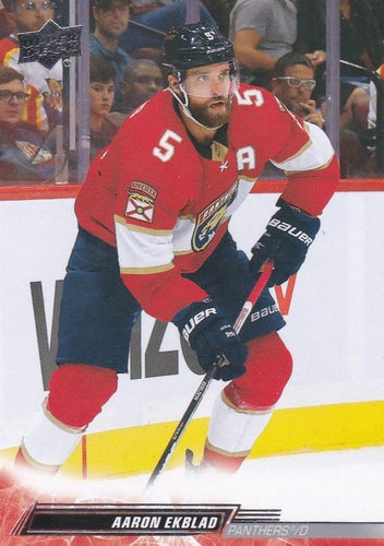 #328 Aaron Ekblad - Florida Panthers - 2022-23 Upper Deck Hockey