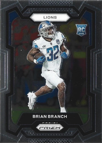 #328 Brian Branch - Detroit Lions - 2023 Panini Prizm Football