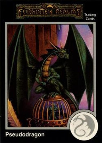 #328 Pseudodragon - 1991 TSR Advanced Dungeons & Dragons - Silver