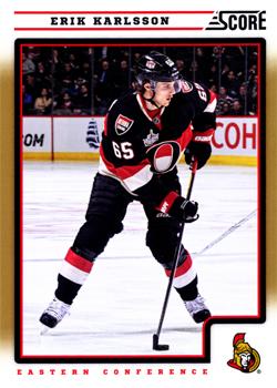 #328 Erik Karlsson - Ottawa Senators - 2012-13 Score - Gold Rush Hockey