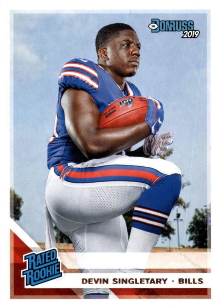 #328 Devin Singletary - Buffalo Bills - 2019 Donruss Football