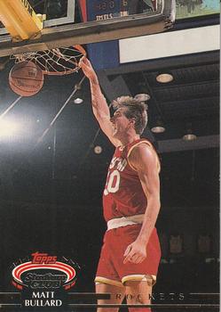 #328 Matt Bullard - Houston Rockets - 1992-93 Stadium Club Basketball