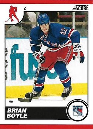 #328 Brian Boyle - New York Rangers - 2010-11 Score Hockey