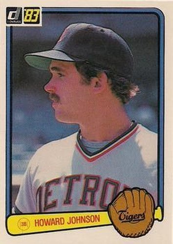 #328 Howard Johnson - Detroit Tigers - 1983 Donruss Baseball