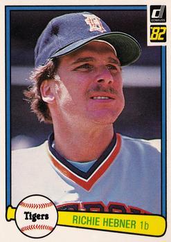 #328 Richie Hebner - Detroit Tigers - 1982 Donruss Baseball