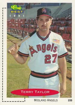 #328 Terry Taylor - Midland Angels - 1991 Classic Best Baseball