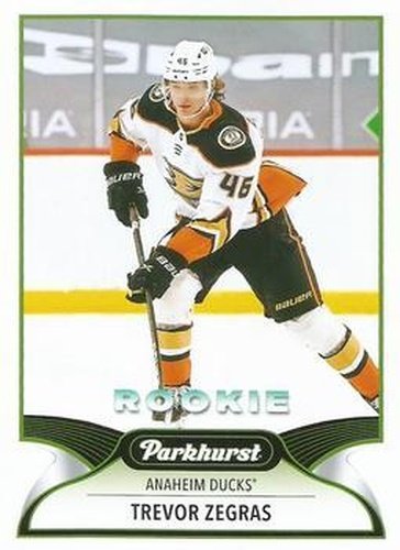 #328 Trevor Zegras - Anaheim Ducks - 2021-22 Parkhurst Hockey