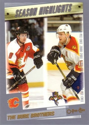 #328 The Bure Brothers Pavel Bure / Valeri Bure - Calgary Flames / Florida Panthers - 2000-01 O-Pee-Chee Hockey