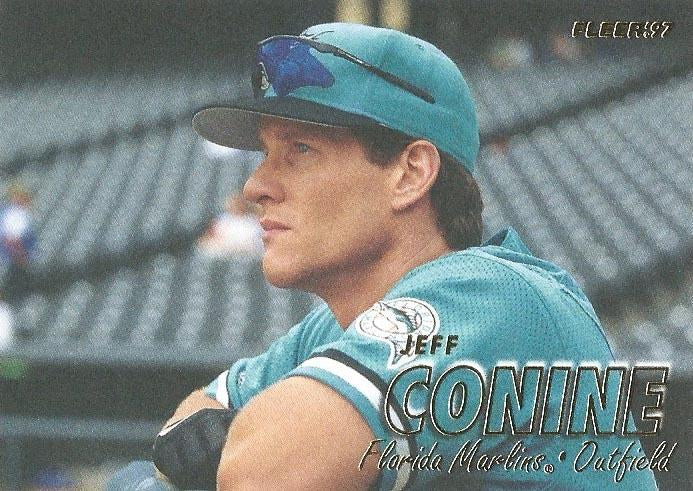 #328 Jeff Conine - Florida Marlins - 1997 Fleer Baseball