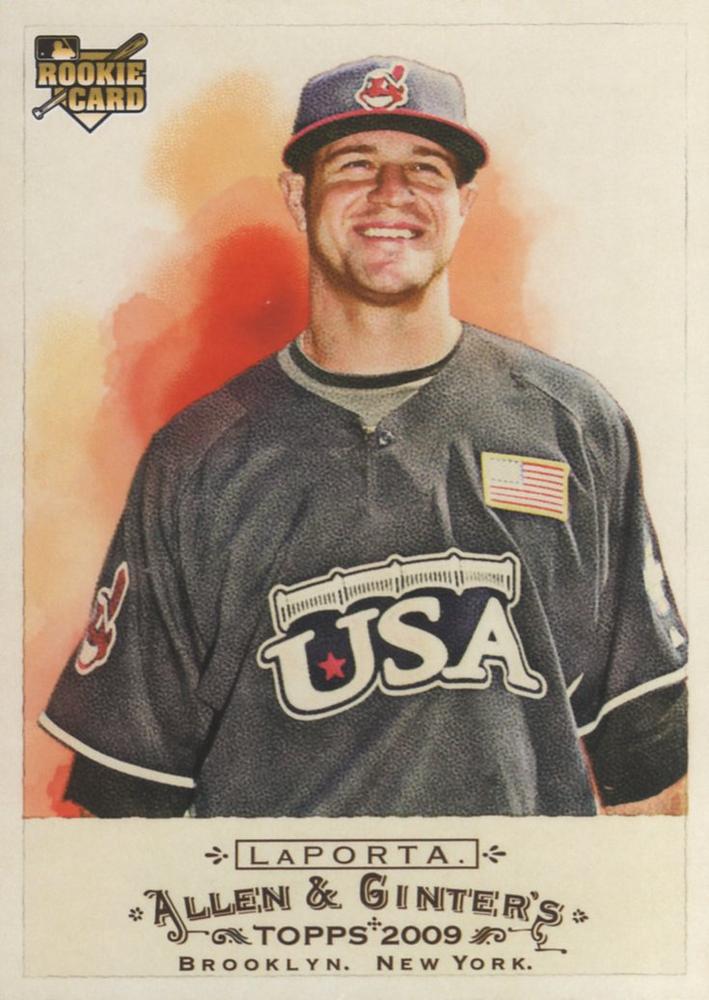 #328 Matt LaPorta - Cleveland Indians - 2009 Topps Allen & Ginter Baseball