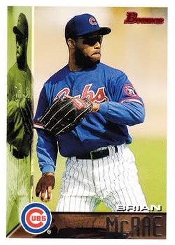 #328 Brian McRae - Chicago Cubs - 1995 Bowman Baseball