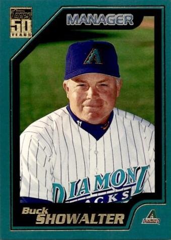 #328 Buck Showalter - Arizona Diamondbacks - 2001 Topps Baseball