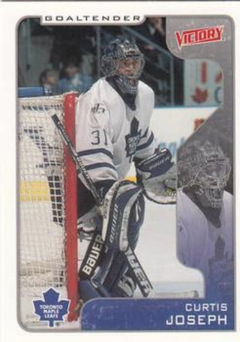 #329 Curtis Joseph - Toronto Maple Leafs - 2001-02 Upper Deck Victory Hockey