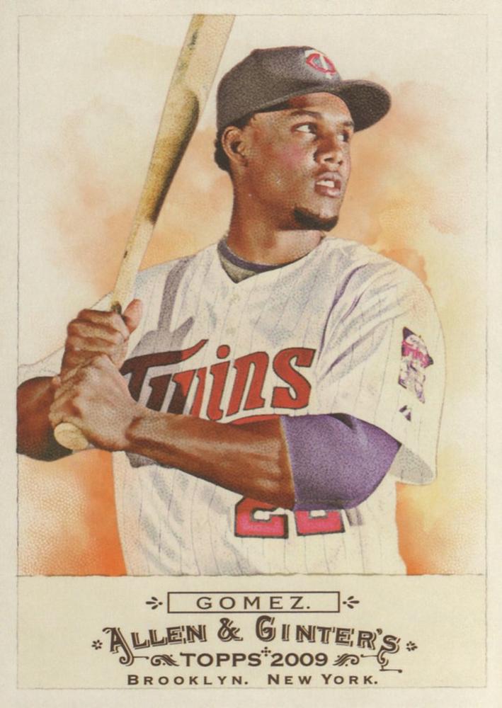 #329 Carlos Gomez - Minnesota Twins - 2009 Topps Allen & Ginter Baseball