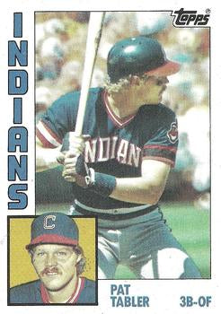 #329 Pat Tabler - Cleveland Indians - 1984 Topps Baseball