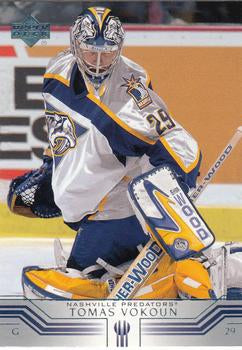 #329 Tomas Vokoun - Nashville Predators - 2001-02 Upper Deck Hockey