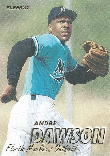 #329 Andre Dawson - Florida Marlins - 1997 Fleer Baseball