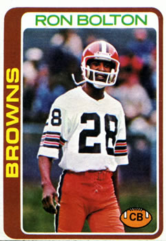 #329 Ron Bolton - Cleveland Browns - 1978 Topps Football