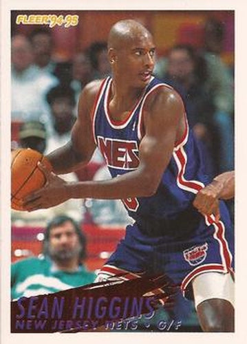 #329 Sean Higgins - New Jersey Nets - 1994-95 Fleer Basketball