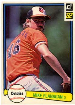 #329 Mike Flanagan - Baltimore Orioles - 1982 Donruss Baseball
