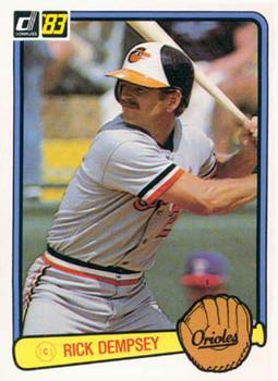 #329 Rick Dempsey - Baltimore Orioles - 1983 Donruss Baseball