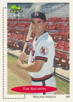 #329 Tim Salmon - Midland Angels - 1991 Classic Best Baseball